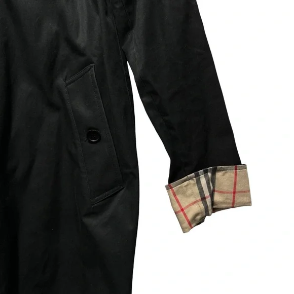 Burberry London Black Trench Coat